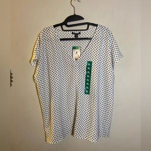 Hilary Radley blouse, V-neck